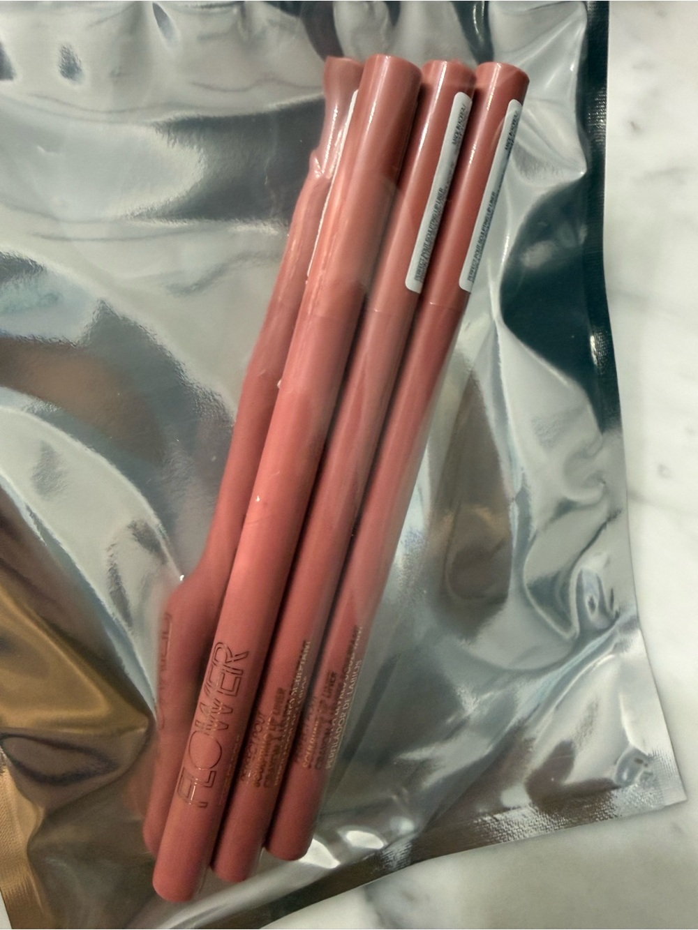 New Set of 3 Flower Beauty Perfect Pout Sculpting Lip Liner Nude Blush Rose
